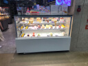 乐创（lecon） 蛋糕柜展示柜商用冷藏玻璃陈列柜水果寿司保鲜市柜 白色弧形风冷（后开门） 1.8米落地式 实拍图