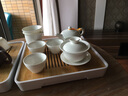 唐丰白瓷茶具套装家用功夫茶具简约德化羊脂玉泡茶壶茶杯盖碗整套 香雪西施壶9头 实拍图