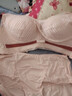 曼可娇大码内衣女超薄款无钢圈大胸显小聚拢透气胸罩收副乳文胸套装胖MM 浅蓝+浅粉 M 40/90(BCD通杯约0.3C) 实拍图