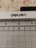 得力（deli）切纸机办公家用小型手动照片裁纸刀A4/A3相片裁纸机钢质木制切纸刀/切纸闸刀/切纸铡刀/裁纸器 【可切A4纸】钢质底座 30*25cm 8014 实拍图