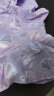 多妙屋女童连衣裙夏装儿童裙子中大童改良旗袍国风公主裙 T3758紫色 150 晒单实拍图