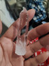 慈灵阁白水晶小摆件六棱柱原石摆设原矿水晶矿石形单尖水晶柱消磁 6-7厘米高 实拍图
