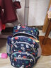 京商（Kyosho）日本拉杆书包轻音小学生男孩女生儿童大容量防水初中双肩书包可背 星空火箭16寸【三轮爬楼款】 实拍图