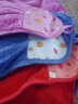 蕊丝坊（RIOUS）厨房擦手巾挂式可爱毛巾抹布可吸水家用卫生间加厚手布手帕珊瑚绒 混色三条装 实拍图