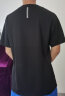 kawasaki/川崎运动休闲短袖T恤男子速干吸湿排汗运动服训练系列圆领上衣健身服 ST-K3043 黑色 XL  实拍图