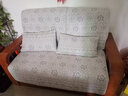 菲梵阁沙发垫套装布艺全棉定制实木组合沙发罩套盖巾四季简约通用坐垫子 米白昙花【正反面全棉】 70×70CM（单条装） 实拍图