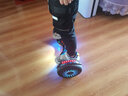 凤凰（Phoenix）【上市品牌】智能平衡车儿童学生双轮思维车成人两轮发光平行车 10英寸红蓝火焰款 实拍图