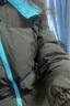 雪中飞儿童羽绒服新款时尚女童中大男童加厚羽绒面包服纯色保暖外套 黑色 170 实拍图