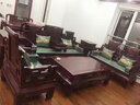 祥蕴阁红木家具印尼黑酸枝 (学名:阔叶黄檀）沙发实木家具明清古典客厅大卷书沙发组合 家具意向金，付清尾款后发货。 组合 实拍图