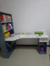 特朗森  书桌电脑桌台式学习桌书架学生写字转角书桌书柜办公桌 精灵蓝 C款(长160cm宽80cm高160cm) 实拍图