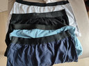 岚瑞薇【4条装】男士内裤男纯棉100%棉中腰平角透气四角裤头加大男裤衩 4条装 XL 实拍图