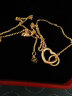 周大福 爱圆满黄金项链(工费420)40cm约6.75g F219130 实拍图