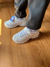 Skechers斯凯奇奶茶熊儿童熊猫鞋秋冬男女童运动鞋经典黑白老爹鞋996212L 212龙眼冰茶 33.5 实拍图