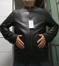 凯撒（KAISER）品牌高端男装头层牛皮外套修身翻领机车服真皮皮衣男真皮夹克外套 黑色 175/XL(适合130斤-150斤) 晒单实拍图