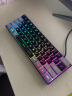 MageGee TS91 拼装混搭61键键盘 机械手感办公游戏键盘 RGB背光灯效键盘 小型便携台式笔记本键盘 灰黑色 实拍图