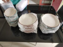 陶煲王陶瓷餐具碗碟套装家用北欧式西餐菜盘子鱼盘沙拉碗汤碗碟子歺具 蓝色4头-2人套装 实拍图
