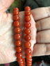 钶洛迪雅南红手串保山柿子红玛瑙色红肉满108子男女款念珠手链项链 臻品收藏【满色满肉，地大证书】 8mm【108珠】 实拍图