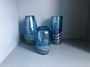 傲石玻璃花瓶透明干花插花现代简约茶几餐桌软装饰品家居客厅轻奢摆件 花瓶3件套（不含花） 实拍图