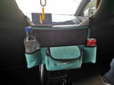 迈乐酷（MLEECUL）汽车座椅间储物网兜扶手箱置物袋车载椅靠背收挂纳袋车内整理神器 翻毛皮扶手收纳袋【绿色】 实拍图