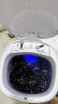 小鸭4.5公斤小型半自动单桶迷你洗衣机 婴儿童宝宝宿舍家用半自动小单筒 黑色 WPS4568L 实拍图
