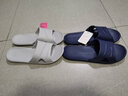 惠夫人拖鞋夏季旅行可折叠凉拖鞋EVA飞机便携防滑旅游洗澡出差酒店简易 旅行拖 浅灰 40-41 实拍图