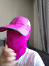 笙格儿防晒帽子女夏季遮阳帽骑车遮脸户外太阳帽折叠速干登山凉帽男钓鱼 玫红 均码 实拍图