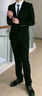 浅咫整套西服西装套装男商务绅士新郎结婚礼服职业正装马甲西裤外套 深蓝(西装+西裤+马甲) XL(120-135斤) 实拍图