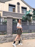 人本小白鞋夏季女2024年薄款透气网鞋女平底网面休闲板鞋贝壳头鞋子女 白黑 38 实拍图