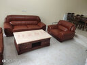 逸凯琳（Ekelly） 逸凯琳真皮沙发头层牛皮1+2+3组合现代客厅中式小户型123组合 中厚皮2+3组合 实拍图