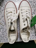 森馬（senma）时尚简约青春系带低帮学生舒适休闲帆布鞋女 2122186 白色 38码 实拍图