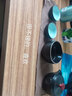 古石尊  旅行茶具套装便携包快客杯陶瓷一壶三杯迷你小套随行装功夫茶具 晓山石四杯（升级版） 实拍图