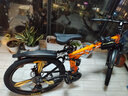 Jeep 吉普山地自行车男女学生成人双减震碟刹越野折叠变速山地-战神 战神-一体轮-活力橙 26寸（适合身高1.6~1.80m） 24速运动版 实拍图