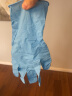 爱马斯 一次性丁腈手套 蓝色100只轻薄款卫生防水XNFRT 小号 实拍图