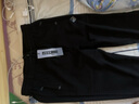 JEEP SPIRIT吉普冰丝卫裤男运动裤男夏季薄款宽松直筒弹力休闲裤男士长裤子男 p1118黑色 薄款 M （适合115斤~125斤） 实拍图