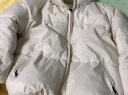 恒源祥2022年冬季新款加厚羽绒棉服女学生小个子韩版宽松保暖棉服外套潮 米白色 S 90-110斤 晒单实拍图