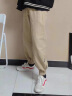 顶峰保罗（Dingfengbaoluo）休闲裤束脚锥形男士春夏季百搭潮牌工装运动长裤子K2061卡其色L 实拍图