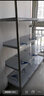 俊小伙 不锈钢货架家用货架展示架置物架储物架柜货物架货柜置物架 落地厨房收纳架微波炉架子 豪华加粗加厚4层 长150宽45高180四层 实拍图