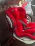 俏贝比儿童安全座椅汽车用 宝宝婴儿isofix 360度旋转可坐可躺 0-4-12岁 黑红色旗舰版【360度旋转+双接口 实拍图