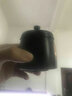 途贺家用烟灰缸不锈钢加厚重茶桌ktv大号有带盖子防风床上烟盅网吧酒店前台接待室办公室姻灰缸粗细烟两用 黑色小号烟灰缸含烟柱【带盖】 实拍图