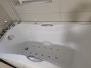 箭牌（ARROW）浴缸家用成人浴缸 亚克力按摩大浴缸小户型方形日式坐式浴池 1.6m按摩浴缸/带五金/左裙 晒单实拍图