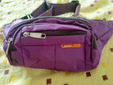 畅印户外腰包男女多功能手机包收银包生意收钱包斜跨胸包运动骑行包 YB-5268 紫色 实拍图