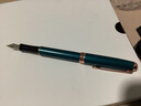 英雄（HERO）钢笔男女时尚个性成人铱金钢笔商务办公礼物礼品学生书写练字墨水笔850 墨绿色-墨水盒套（F尖） 日常书写型 实拍图