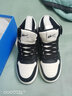 回力男鞋高帮鞋秋季新款情侣篮球鞋百搭运动小白鞋子休闲板鞋男大码 黑白熊猫 39 实拍图