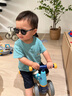 飞行宝宝（BABIATORS） 儿童太阳镜宝宝防晒墨镜男女童爱心眼镜婴幼儿防紫外线1-6岁柔软 keyhole系列 气质黑 3-5岁 实拍图