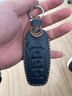 索日比亚迪byd宋pro钥匙套真皮唐dm汉f3 max宋plus s6元ev2速锐包壳扣 B款【智能四键】疯马皮蓝色 实拍图