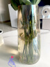 九千谷 欧式花瓶玻璃轻奢电镀 富贵竹花瓶客厅插仿真花摆件干花鲜花水培容器装饰简约 琥珀色4832 实拍图