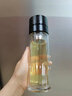 花间道玻璃杯男士双层茶水分离杯车载水杯一键开盖耐高温泡茶杯礼品茶杯 玻璃黑色彩盒装300ml 实拍图
