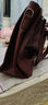 北狐中年女包羊皮女士包真皮女单肩多隔层时尚妈妈包百搭单肩包大包包 酒红色大号 实拍图