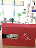 红爵（HJ  YINGJUE）双层商务办公玻璃杯批量定做印字印logo茶杯带手柄过滤网带把水杯 水晶底办公杯礼盒装 实拍图