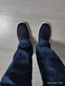 红青百年老北京布鞋男千层底传统布鞋黑色一脚蹬爸爸鞋透气防滑轻便工作鞋 手工全贴【加厚耐穿耐磨】 40 【适合39的脚】 实拍图
